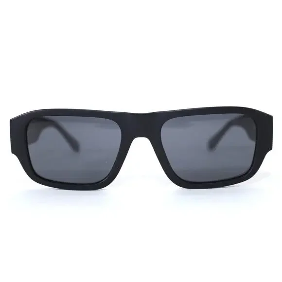 Quay Australia NIGHT CAP Rectangle Sunglasses Polarized - Matte Black/Black - Picture 11 of 11